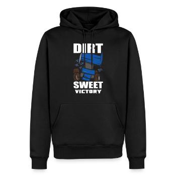 Sprint Car Mom Dirt Track Racing Race Day - Sweat à capuche Premium bio Homme - noir - Devant - Nico (187cm)