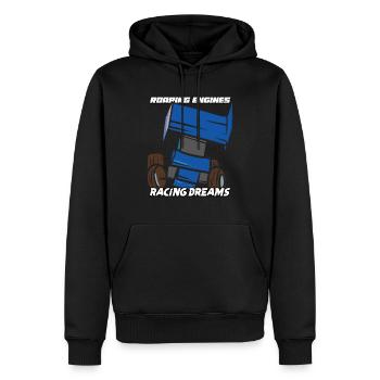 Sprint Car Mom Dirt Track Racing Race Day - Sweat à capuche Premium bio Homme - noir - Devant - Nico (187cm)