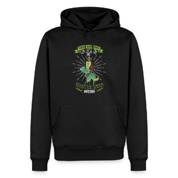 Creepy Sirens, Horror Mermaid, Creepy - Men’s Premium Organic Hoodie - black - Front - Nico (187cm)