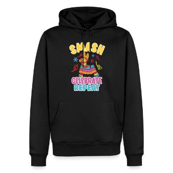 Piñata Fiesta mexicaine Patrimoine mexicain - Sweat à capuche Premium bio Homme - noir - Devant - Nico (187cm)