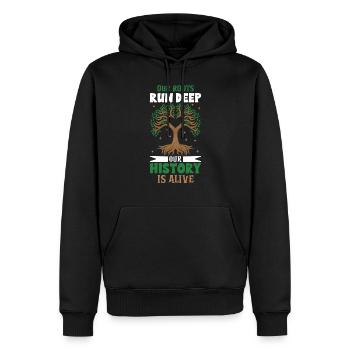 Arbre généalogique Historien de la famille Généalogie Généalogiste - Sweat à capuche Premium bio Homme - noir - Devant - Nico (187cm)