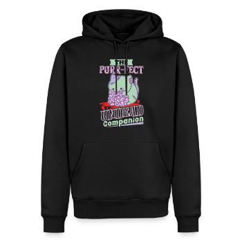 Zombie-katze Untote Kitty Horror Meow Creepy - Männer Premium Bio Hoodie - Schwarz - Vorne - Nico (187cm)