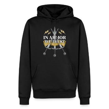 Chevaliers Chevaliers Armure médiévale de la Renaissance - Sweat à capuche Premium bio Homme - noir - Devant - Nico (187cm)