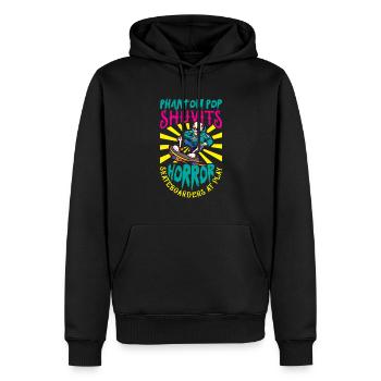 Horror Skateboarder Halloween Skateboard Cadeau - Sweat à capuche Premium bio Homme - noir - Devant - Nico (187cm)
