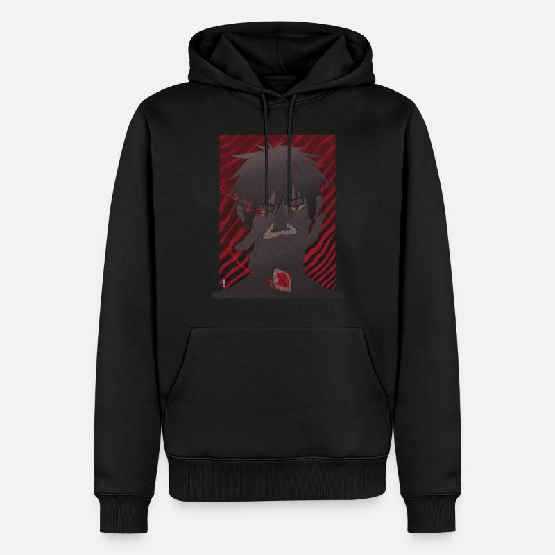 Parasit - Männer Premium Bio Hoodie - Schwarz
