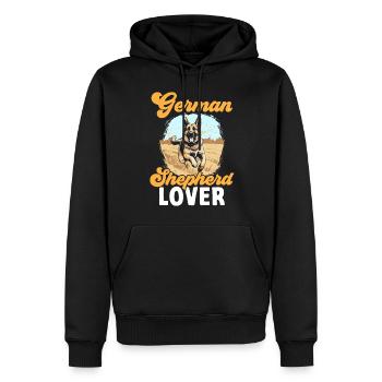 German Shepherd Dog Breed German Shepherd lover - Männer Premium Bio Hoodie - Schwarz - Vorne - Nico (187cm)