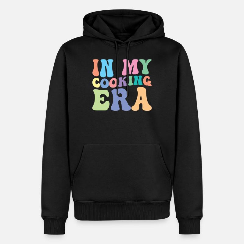 Cuisiner Retro Groovy dans mon - Sweat à capuche Premium bio Homme - noir