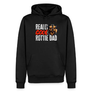 Rottweiler Rottie Dog Breed Pet Cool Rottie Dad - Männer Premium Bio Hoodie - Schwarz - Vorne - Nico (187cm)