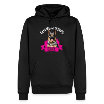 German Shepherd Dog Breed German Shepherd Girl - Männer Premium Bio Hoodie - Schwarz - Vorne - Nico (187cm)