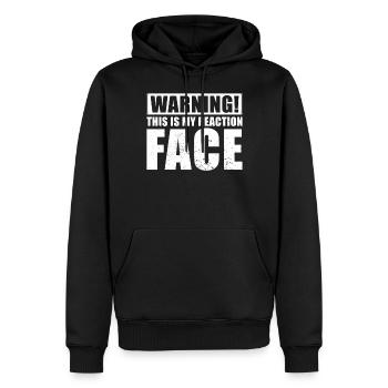 Reaction Streamer Video Reaktion Content Creator - Men’s Premium Organic Hoodie - black - Front - Nico (187cm)