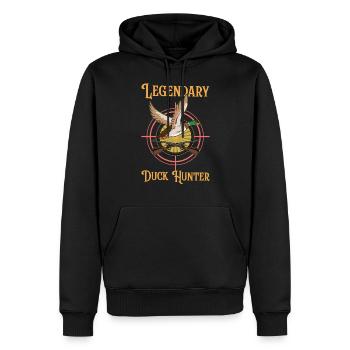 Duck Hunt Duck Hunter Bird Hunting Duck Hunting - Men’s Premium Organic Hoodie - black - Front - Nico (187cm)