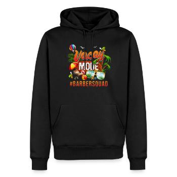 Barber Vacation Group #Barbersquad - Männer Premium Bio Hoodie - Schwarz - Vorne - Nico (187cm)
