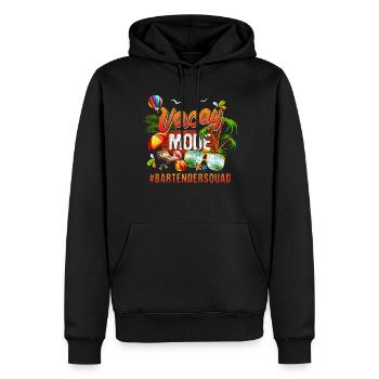 Barkeeper Vacation Group #Bartendersquad - Männer Premium Bio Hoodie - Schwarz - Vorne - Nico (187cm)