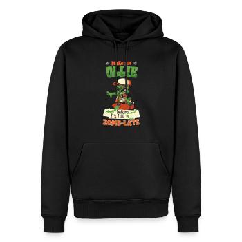 Horror Skateboarder Halloween Skateboard Cadeau - Sweat à capuche Premium bio Homme - noir - Devant - Nico (187cm)