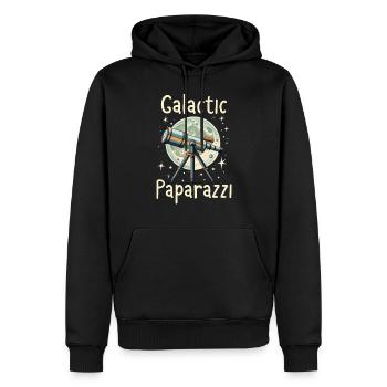 Astrophotographie Astronomy Space Camera - Sweat à capuche Premium bio Homme - noir - Devant - Nico (187cm)