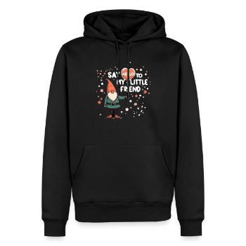 Gartenzwerge Gnome Lover Funny Gnome Gardening - Männer Premium Bio Hoodie - Schwarz - Vorne - Nico (187cm)