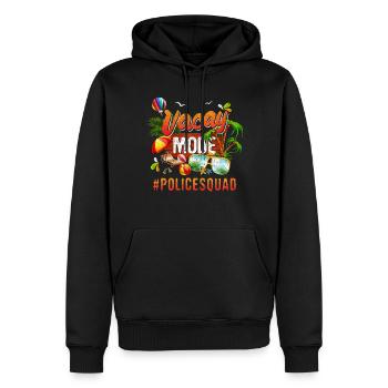 Groupe de vacances de la police #Policesquad - Sweat à capuche Premium bio Homme - noir - Devant - Nico (187cm)