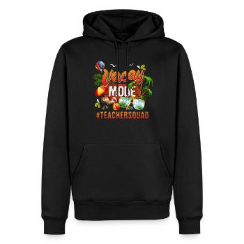 Groupe de vacances des enseignants #Teachersquad - Sweat à capuche Premium bio Homme - noir - Devant - Nico (187cm)