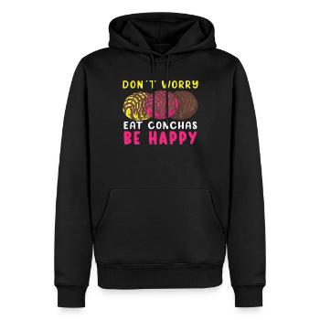 Spanischer Humor Conchas Mexikanisches Brot - Männer Premium Bio Hoodie - Schwarz - Vorne - Nico (187cm)