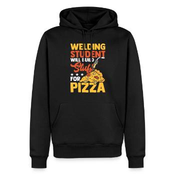 Welding Student Build For Pizza Geschenk - Männer Premium Bio Hoodie - Schwarz - Vorne - Nico (187cm)