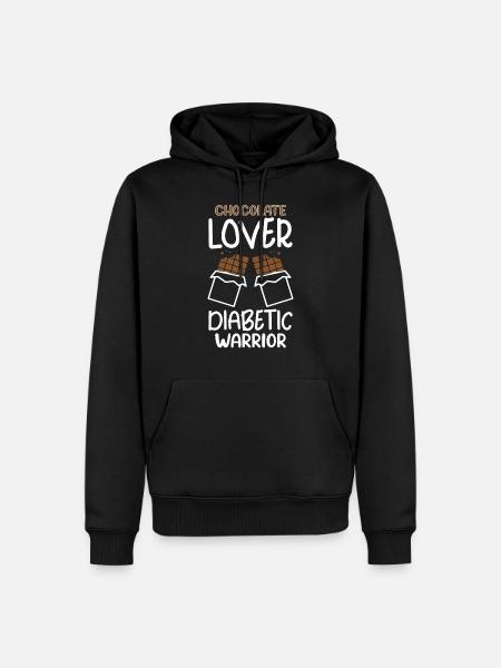 Type 1 diabetes Funny - Men’s Premium Organic Hoodie - black