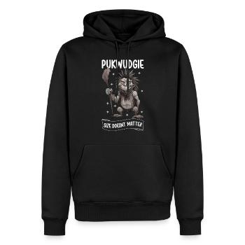 Pukwudgie Kryptide Folklore Mythen Kryptozoologe - Männer Premium Bio Hoodie - Schwarz - Vorne - Nico (187cm)