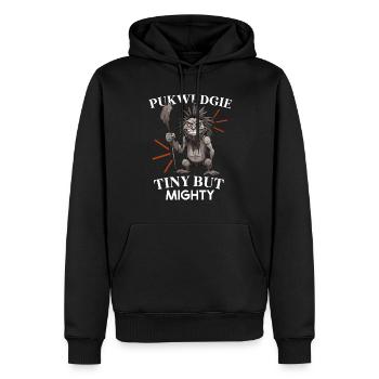 Pukwudgie Kryptide Folklore Mythen Kryptozoologe - Männer Premium Bio Hoodie - Schwarz - Vorne - Nico (187cm)