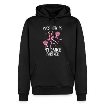 Ballett Ballerina Tanz Tänzerin Tanz Ballett - Männer Premium Bio Hoodie - Schwarz - Vorne - Nico (187cm)