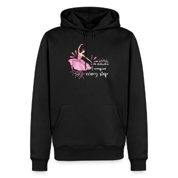 Ballett Ballerina Tanz Tänzerin Tanz Ballett - Männer Premium Bio Hoodie - Schwarz - Vorne - Nico (187cm)