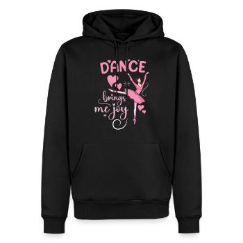 Ballett Ballerina Tanz Tänzerin Tanz Ballett - Männer Premium Bio Hoodie - Schwarz - Vorne - Nico (187cm)