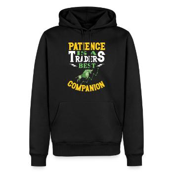 Börsenhändler, Forex-händler, Anlegerhandel - Männer Premium Bio Hoodie - Schwarz - Vorne - Nico (187cm)