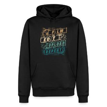 Filmemacher Produzent Filmregisseur Kameramann - Männer Premium Bio Hoodie - Schwarz - Vorne - Nico (187cm)