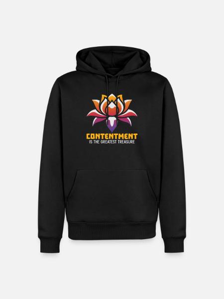 Yoga Mindfulness Practic Meditation Manifestation - Men’s Premium Organic Hoodie - black