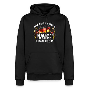 Deutschland Küche Essen Küche Deutsch Koch Koch - Männer Premium Bio Hoodie - Schwarz - Vorne - Nico (187cm)