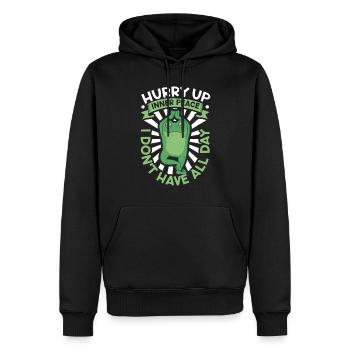 Yoga Mindfulness Practic Meditation Manifestation - Männer Premium Bio Hoodie - Schwarz - Vorne - Nico (187cm)