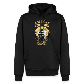 Sailors Sea Shanty Singing Ship Adventures - Männer Premium Bio Hoodie - Schwarz - Vorne - Nico (187cm)