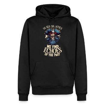 Sailors Sea Shanty Singing Ship Adventures - Männer Premium Bio Hoodie - Schwarz - Vorne - Nico (187cm)