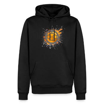 Bicycle Mountain Bike MTB Gift, Gift Idea - Men’s Premium Organic Hoodie - black - Front - Nico (187cm)