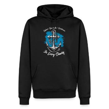 Sailors Sea Shanty Singing Ship Adventures - Männer Premium Bio Hoodie - Schwarz - Vorne - Nico (187cm)