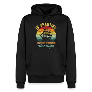 Sailors Sea Shanty Singing Ship Adventures - Männer Premium Bio Hoodie - Schwarz - Vorne - Nico (187cm)