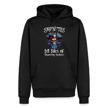 Sailors Sea Shanty Singing Ship Adventures - Männer Premium Bio Hoodie - Schwarz - Vorne - Nico (187cm)