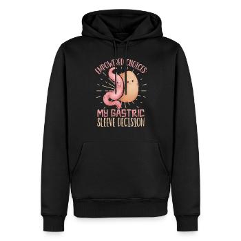 Schlauchmagen Schlauchmagenchirurgie Gastrektomie - Männer Premium Bio Hoodie - Schwarz - Vorne - Nico (187cm)