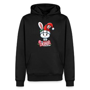 Beleidigter Osterhase Weihnachten lustig Geschenk - Männer Premium Bio Hoodie - Schwarz - Vorne - Nico (187cm)