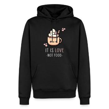 Heiße Schokolade Liebhaber Gemütlicher Winterweihnachtsabend - Männer Premium Bio Hoodie - Schwarz - Vorne - Nico (187cm)