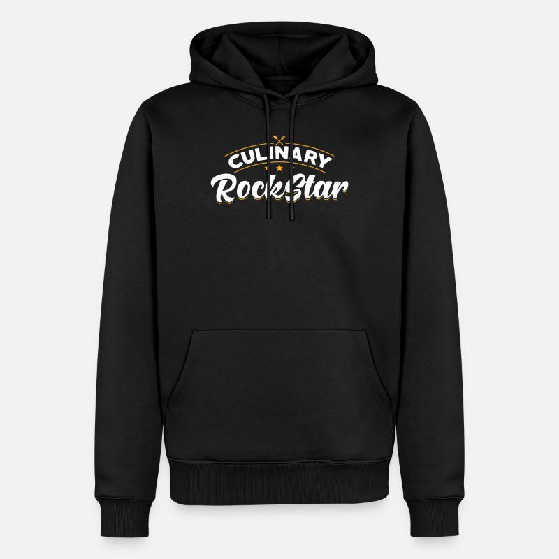 Chefkoch Kochen Kochen - Männer Premium Bio Hoodie - Schwarz