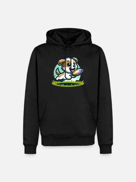 Dog Agility - Men’s Premium Organic Hoodie - black