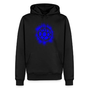 Handball Joueur Joueur Entraîneur - Sweat à capuche Premium bio Homme - noir - Devant - Nico (187cm)