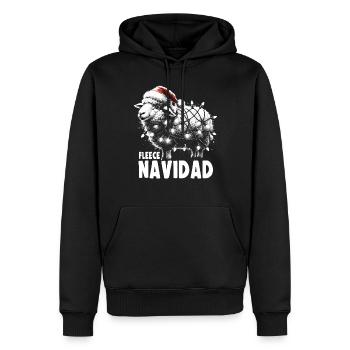 Fleece Navidad Christmas Gift Funny Sayings - Men’s Premium Organic Hoodie - black - Front - Nico (187cm)