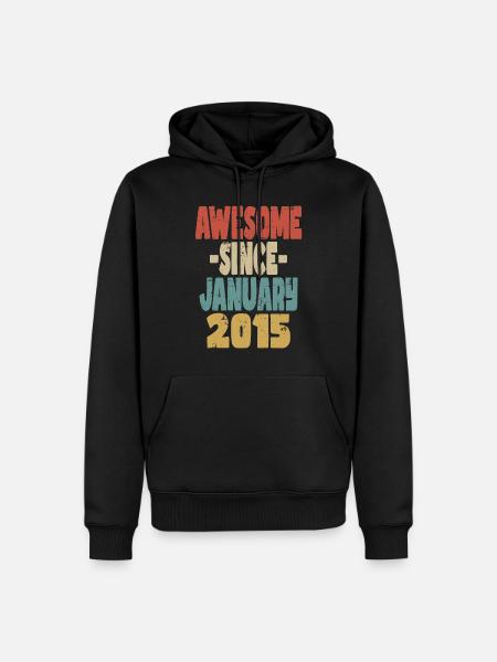 Awesome January 2015 - Men’s Premium Organic Hoodie - black