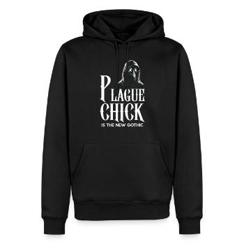 Gruseliger Halloween-horror-seuchendoktor - Männer Premium Bio Hoodie - Schwarz - Vorne - Nico (187cm)